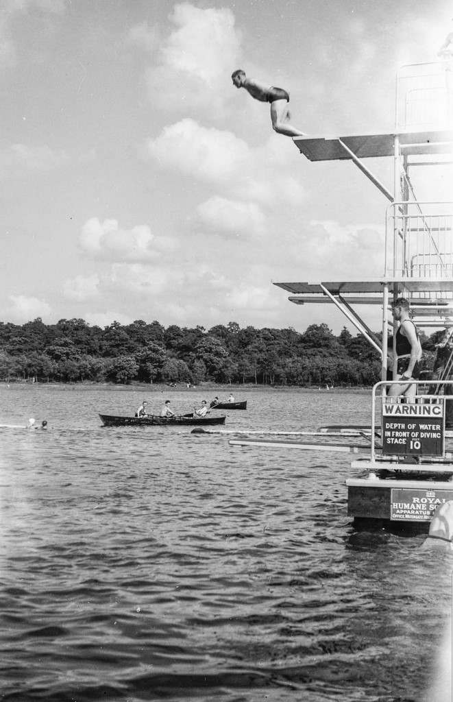 The Diving Board At Ruislip Lido