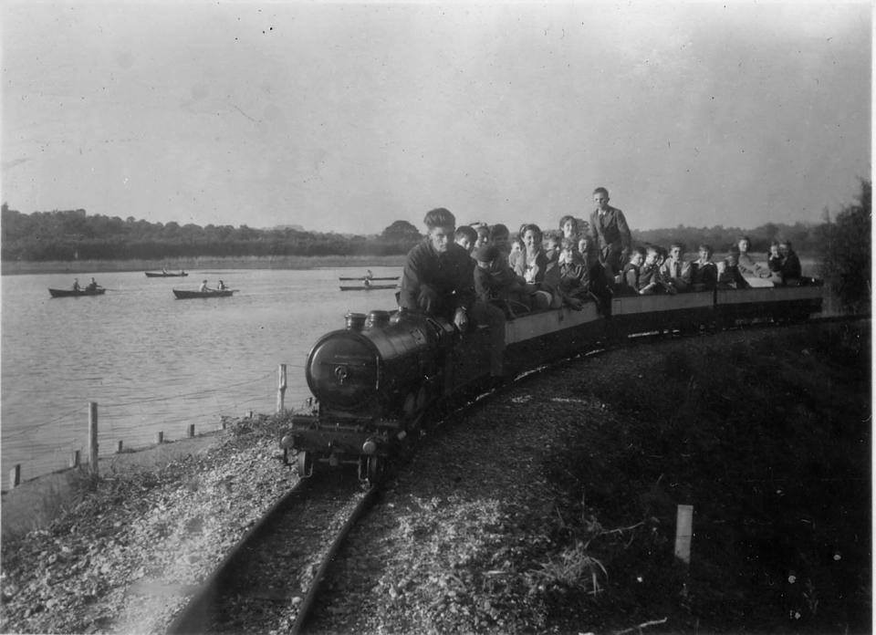 A Very Early Picture Of The Railway