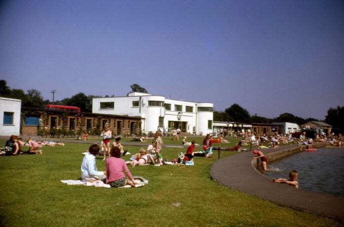 Ruislip Lido Sunbathing