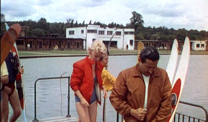 Skiing At Ruislip Lido 1960's