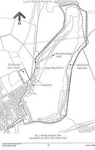 Ruislip Lido Swallowhole